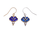 Enamel Auspicious Clouds Earrings